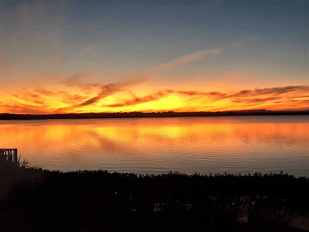 Sunset at Once Upon A Tide holiday rental